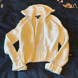 Abercrombie & Fitch Cream Sweater
